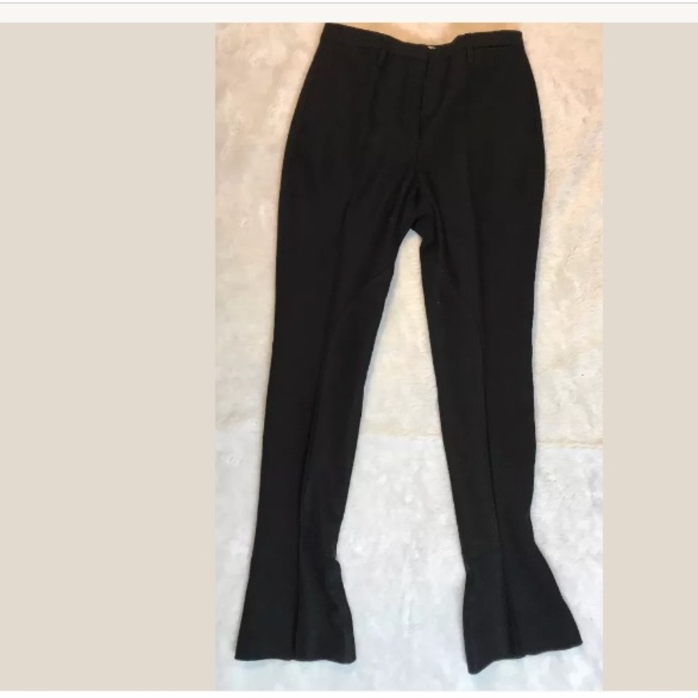 Prada Black Wool Equestrian High Waist Riding